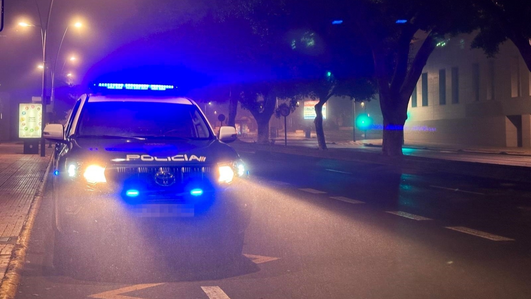 Patrulla de la Policía Nacional.
