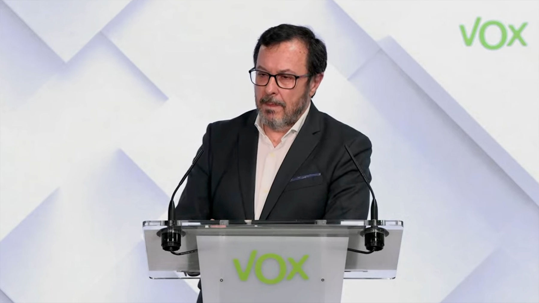 El portavoz nacional de Vox, José Antonio Fúster.