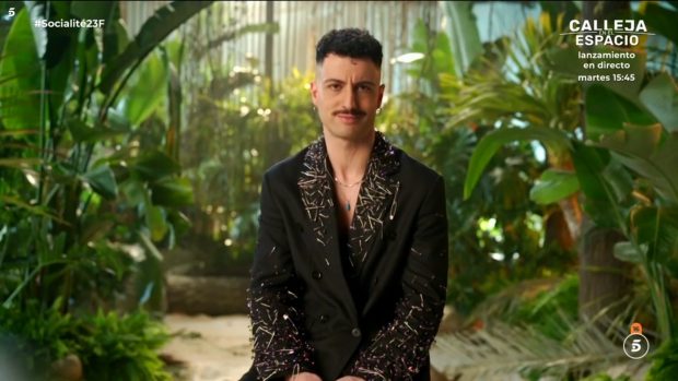 Joshua Velázquez en su presentación de 'Supervivientes 2025'. (Mediaset)