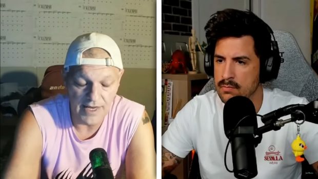 Frank Cuesta en una entrevista con Javi Oliveira (YouTube).