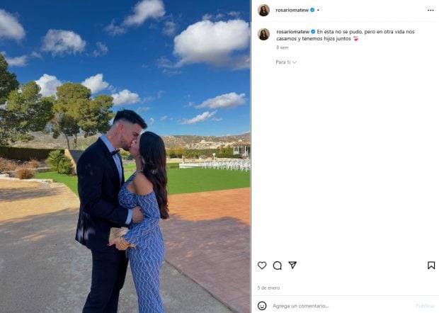 Rosario Matew confirmó su ruptura con Stiven en enero. (Instagram)