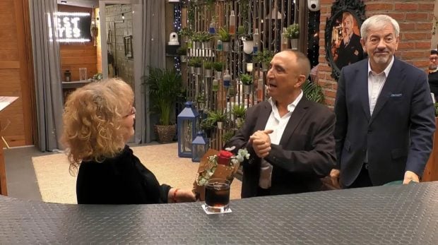 Ascen y Vicente en First Dates. (Mediaset)