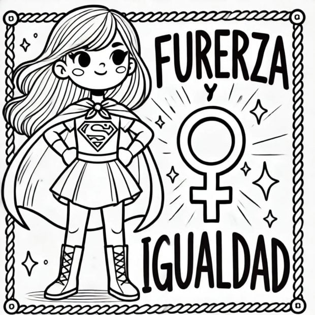 dibujos manualidades Día Mujer