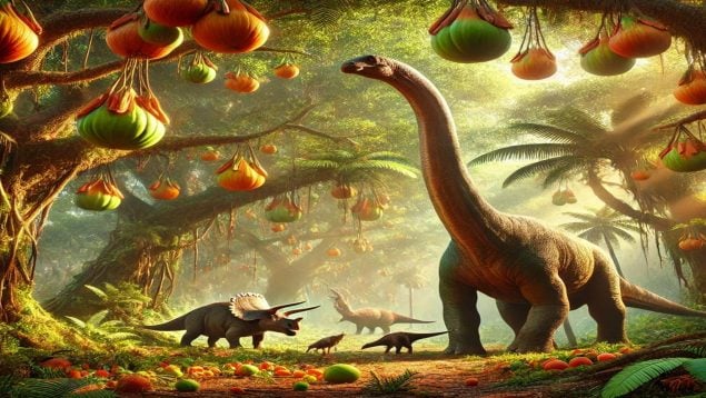 Dinosaurios, fruta, descubrimientos