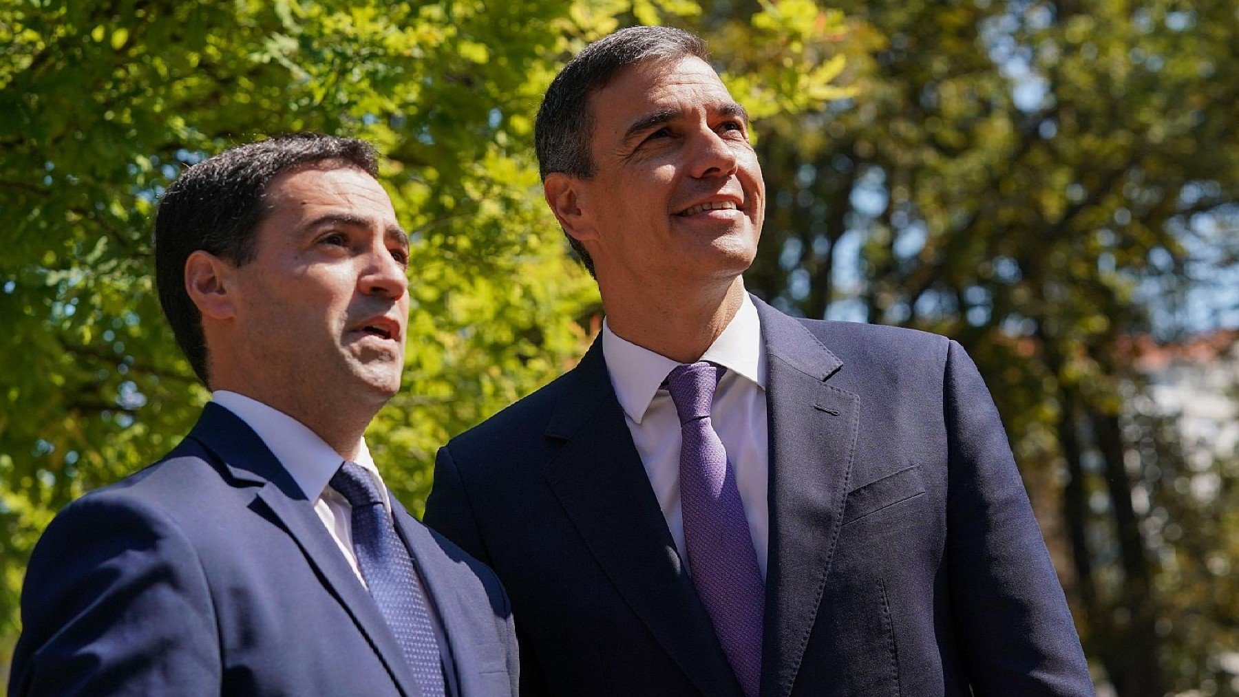 Imanol Pradales y Pedro Sánchez