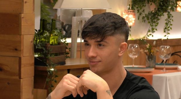 Javier en First Dates. (Mediaset)