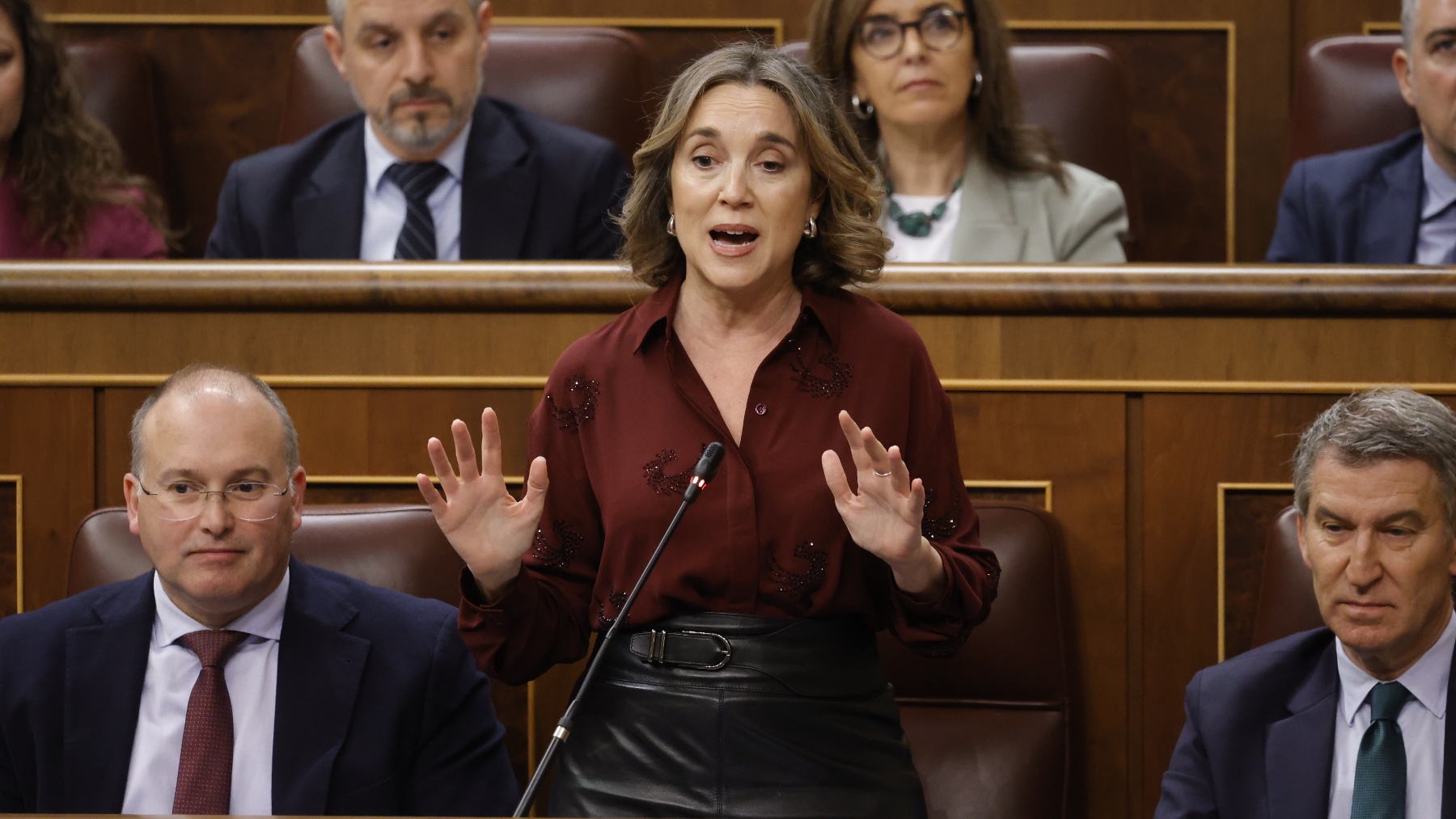 La secretaria general del Partido Popular, Cuca Gamarra. (EP)