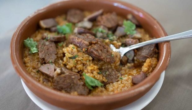 Arroz con liebre