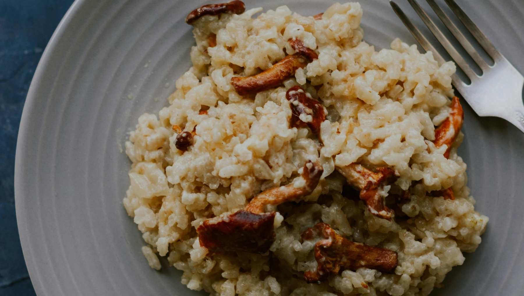 Risotto de liebre con setas silvestres