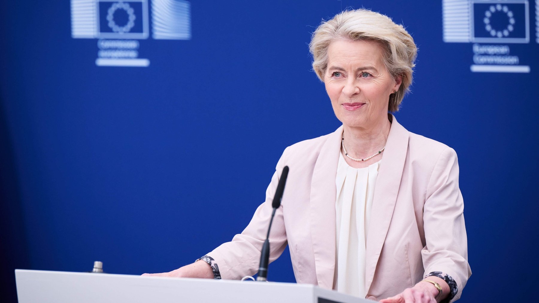 La presidenta de la Comisión Europea, Ursula Von der Leyen. (Europa Press)