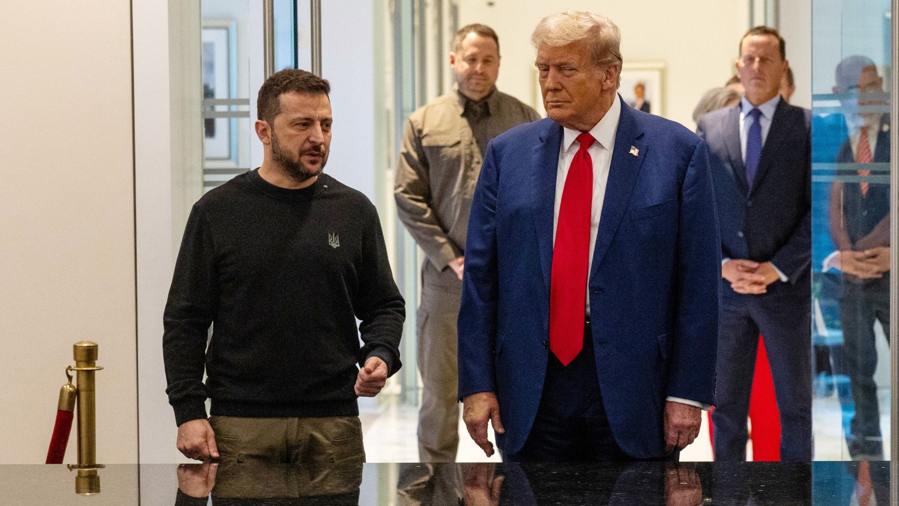 Zelenski y Trump en Nueva York el pasado septiembre. (Foto: Getty Images)