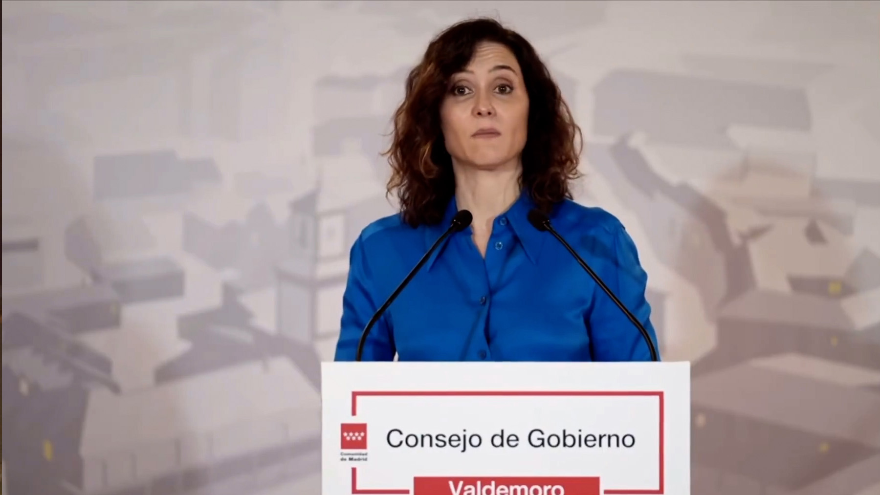 Isabel Díaz Ayuso, presidenta de la Comunidad de Madrid.