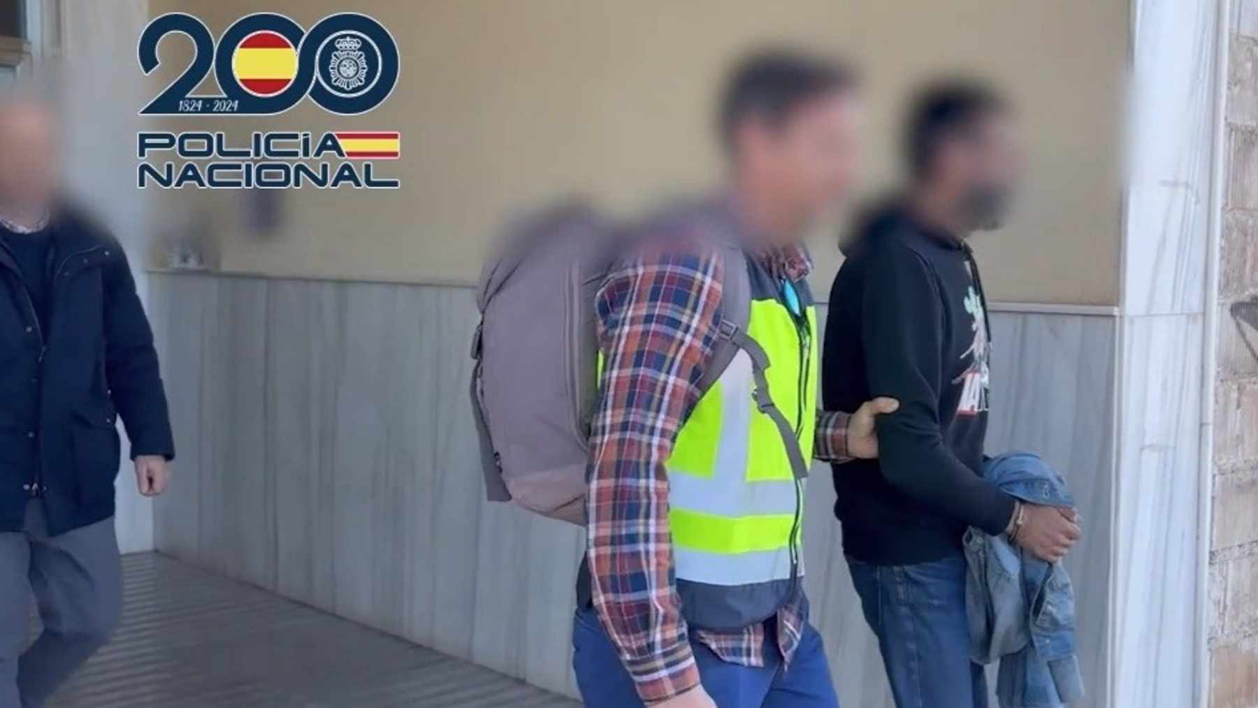 Uno de los detenidos en Roquetas de Mar (Almería). POLICÍA NACIONAL