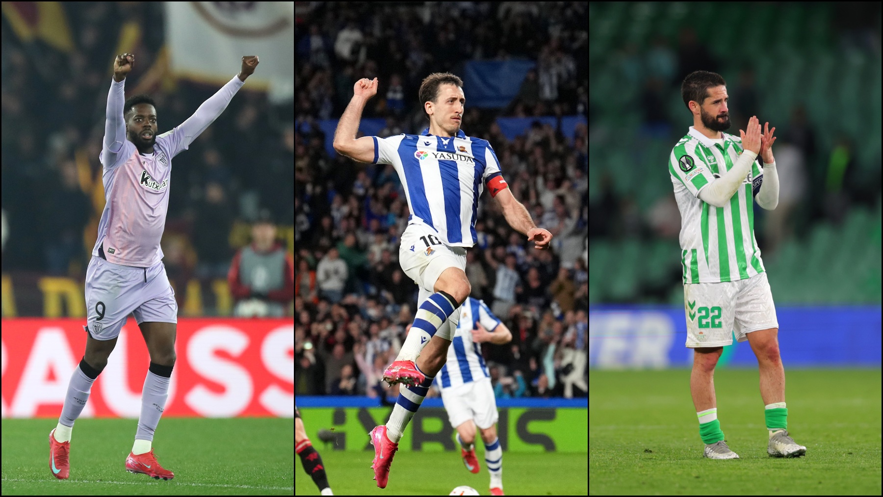 Real Sociedad Betis y Athletic empatan sus partidos de octavos. (Getty)