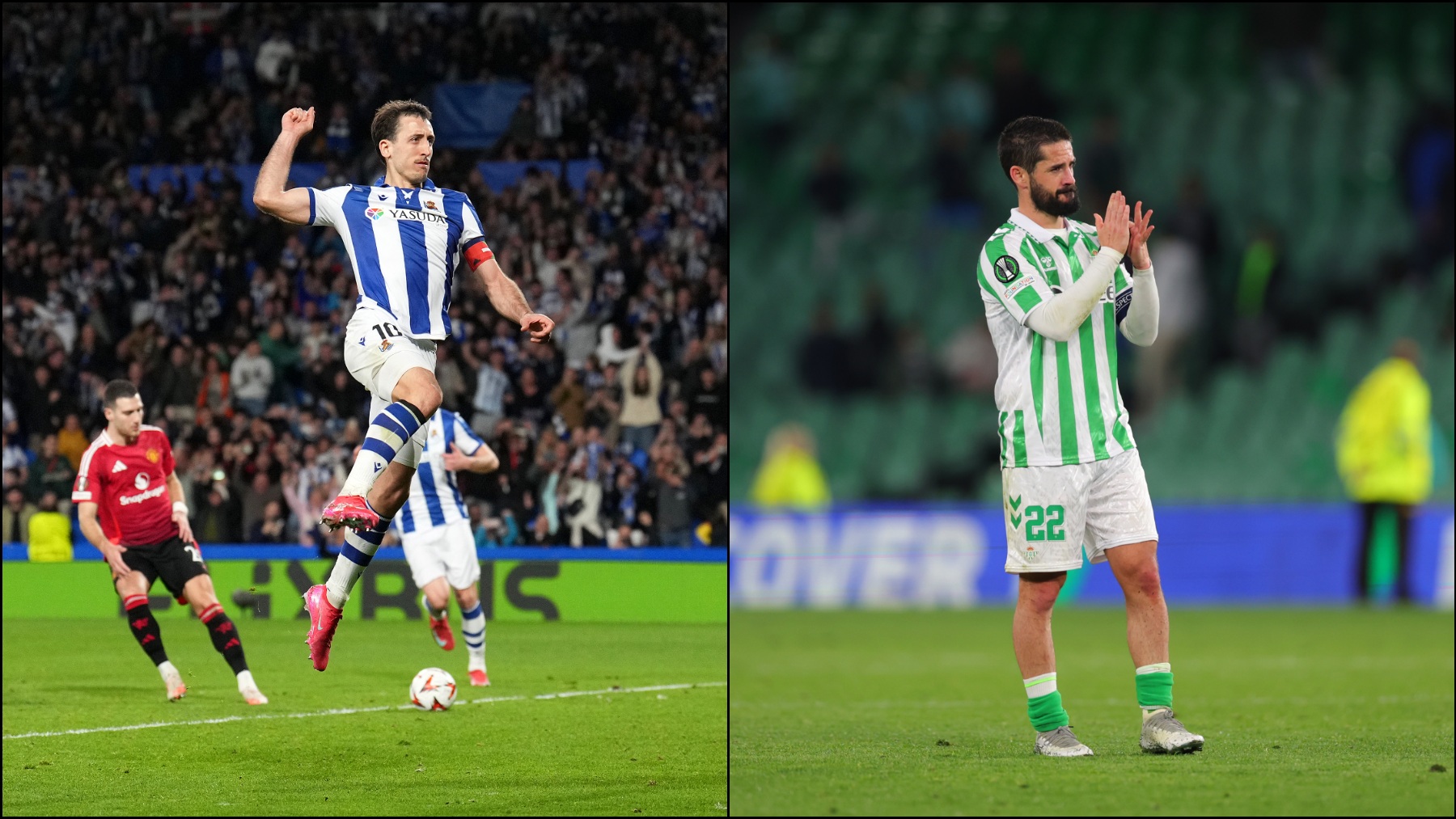 La Real Sociedad deja vivo al United y el Betis paga el peaje de ganar al Real Madrid