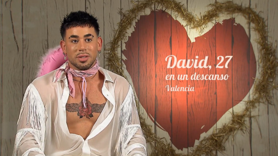 David, participante de 'First Dates'. (Mediaset)