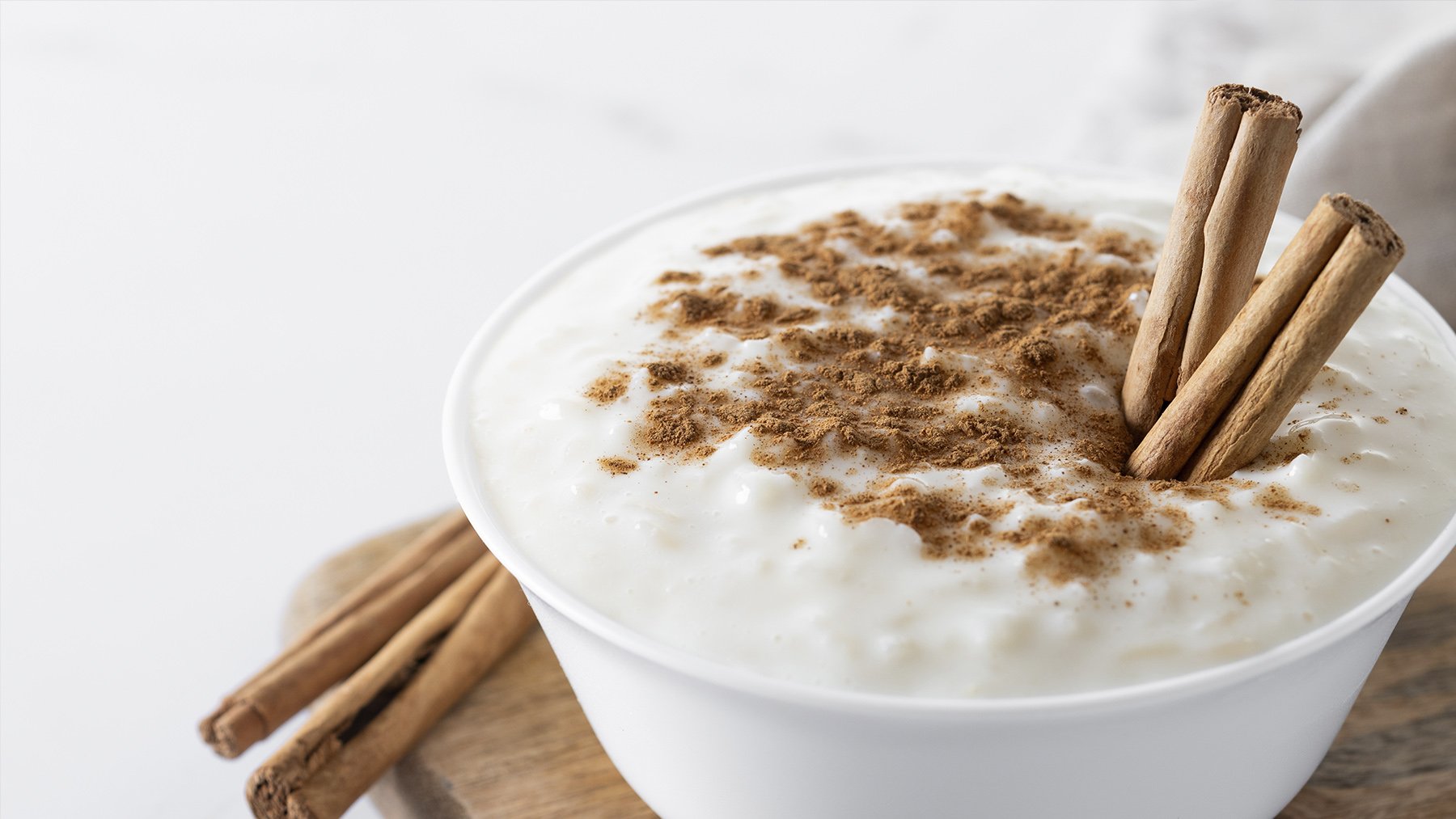 Arroz con leche y canela