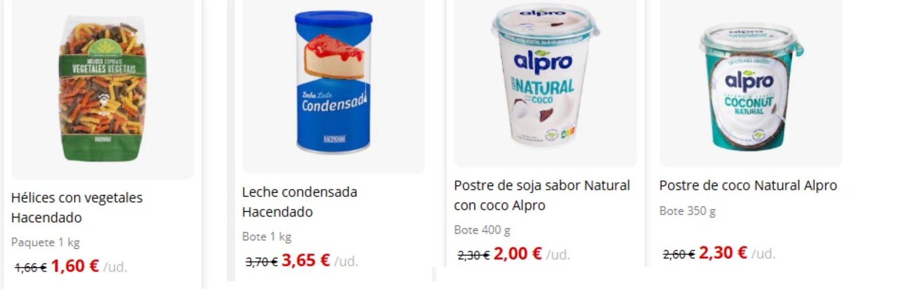 precios de Mercadona