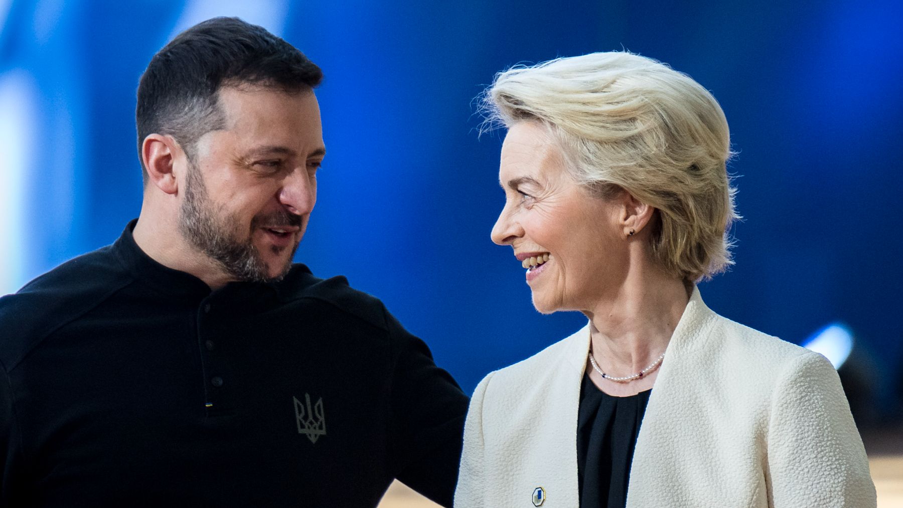 Volodímir Zelenski y Ursula von der Leyen. (Foto: Ep).