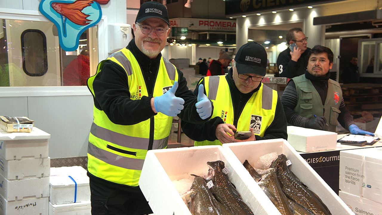 La patrulla noruega del skrei da el visto bueno al género llegado en tiempo récord a Mercamadrid