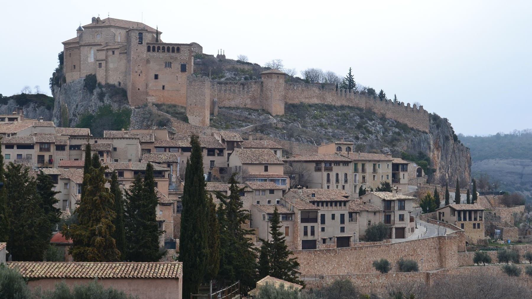 Pueblo de Alquézar, en Huesca.