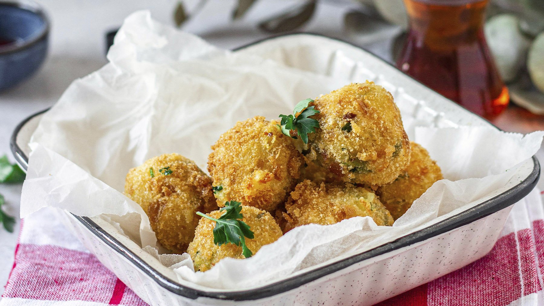 Croquetas redondas. Foto: Pexels.