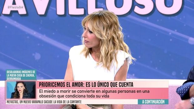 Emma García, presentadora de Fiesta (Mediaset).