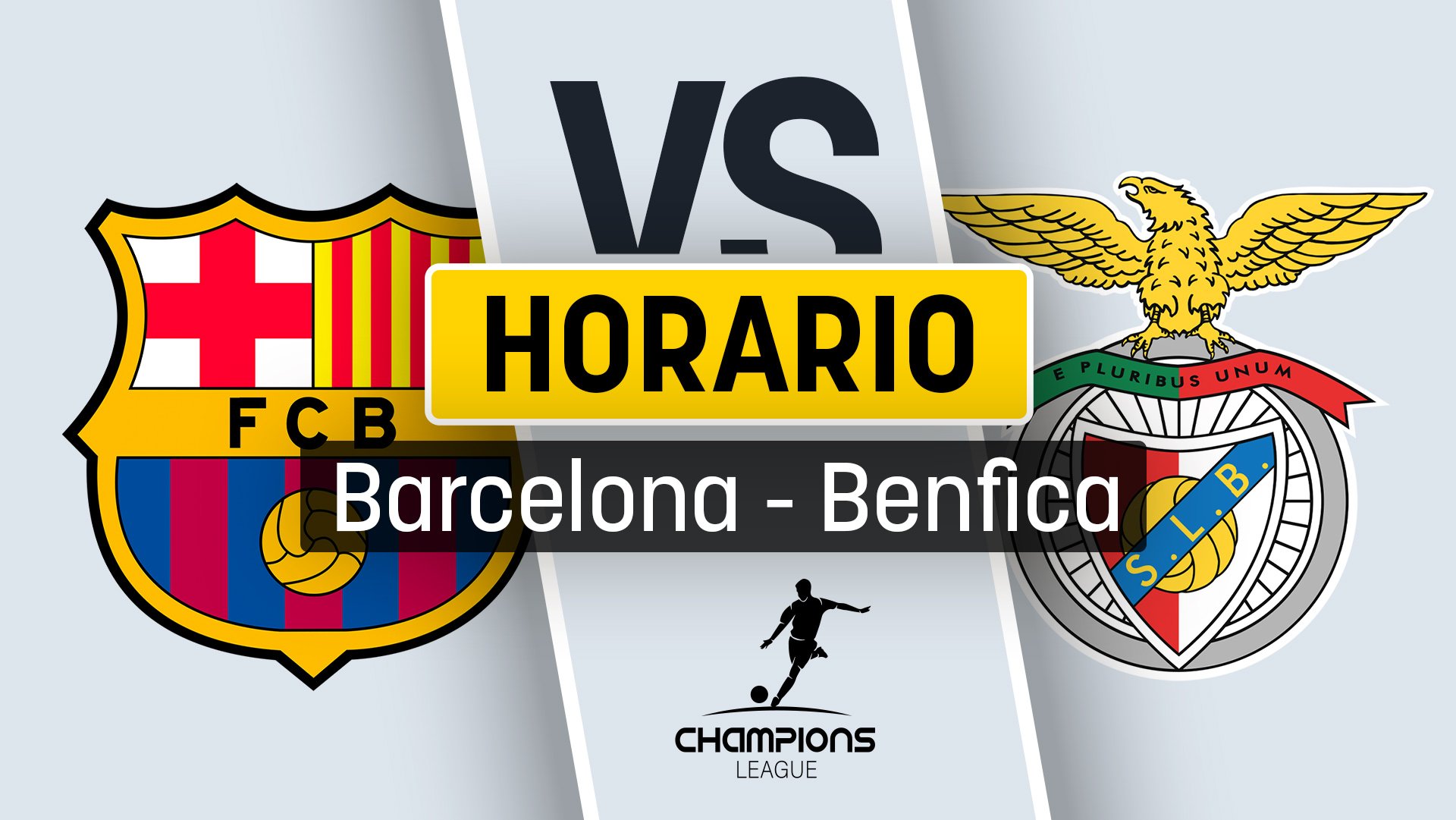 Barcelona – Benfica: hora, canal TV y cómo ver online en directo el partido de Champions League.