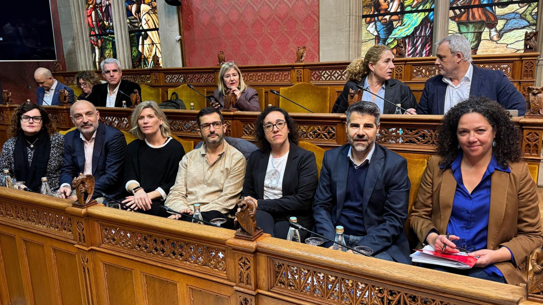 Representantes del PSIB en el Consell de Mallorca.