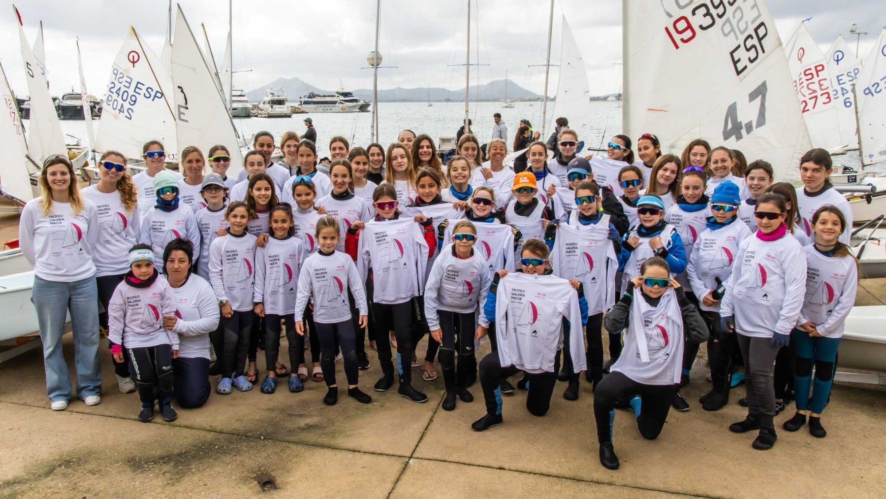 Las mujeres toman el mando en la regata Galeria Maior en Pollença