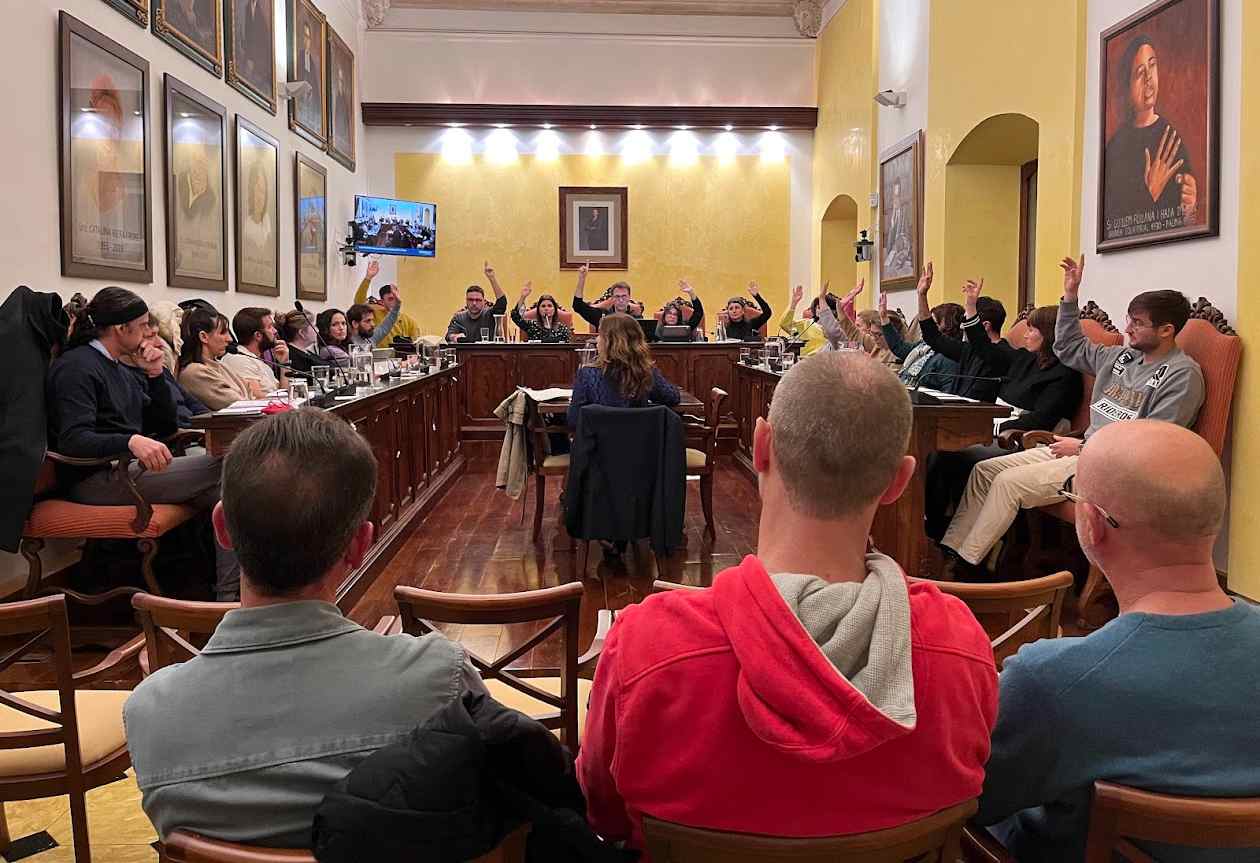 Pleno celebrado en el Ayuntamiento de Manacor