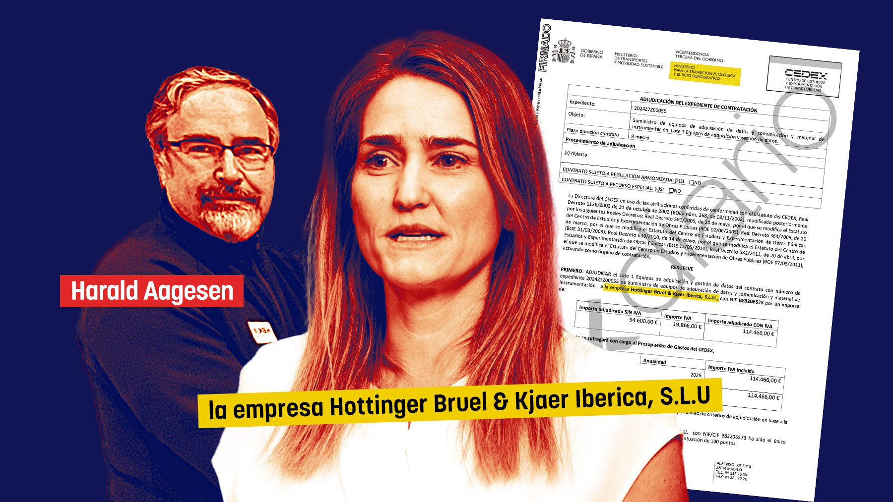 Sara Aagesen, su hermano mayor y el contrato con su empresa.