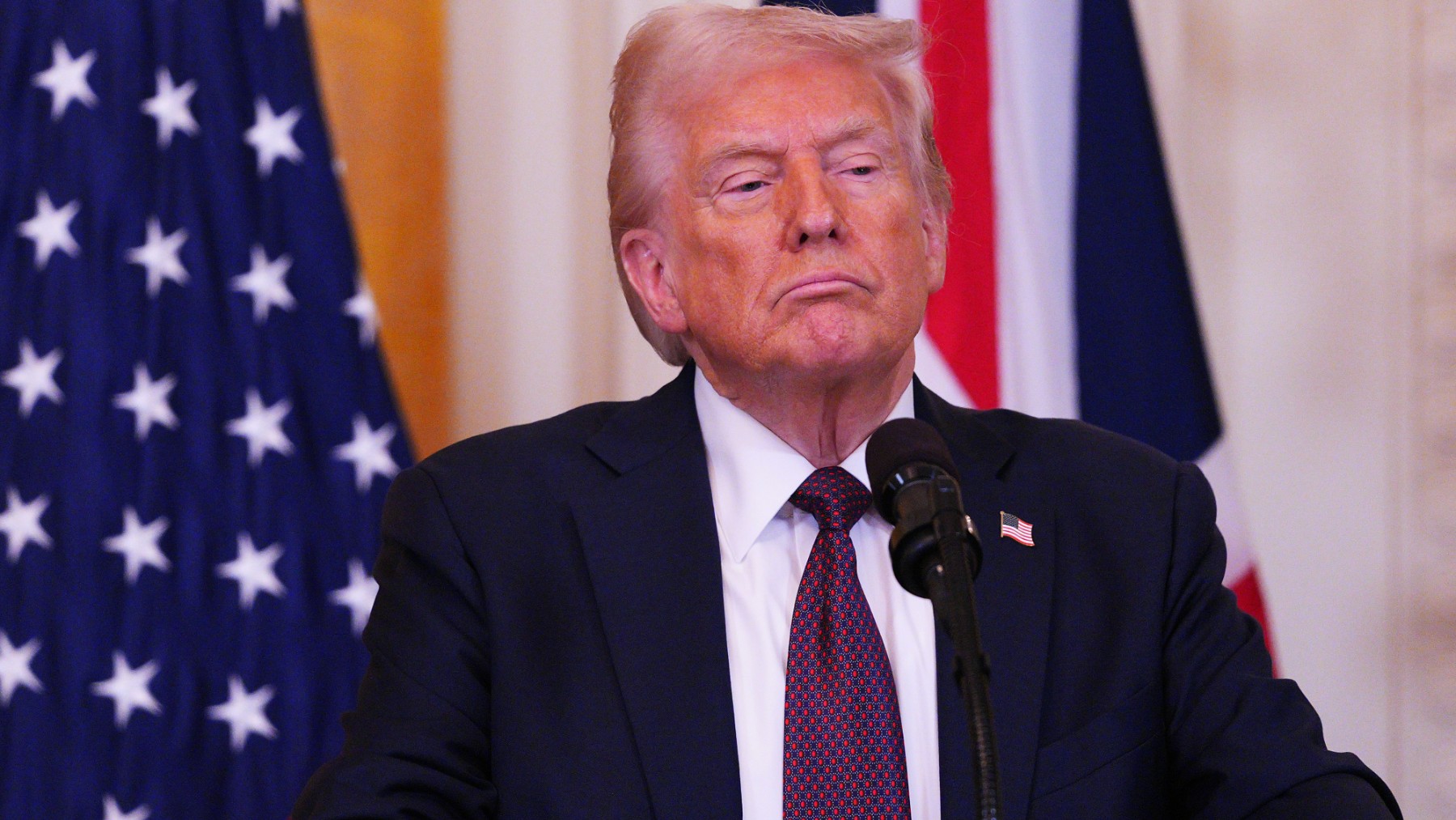 Donald Trump en la Sala Este de la Casa Blanca. (Foto: Getty Images)