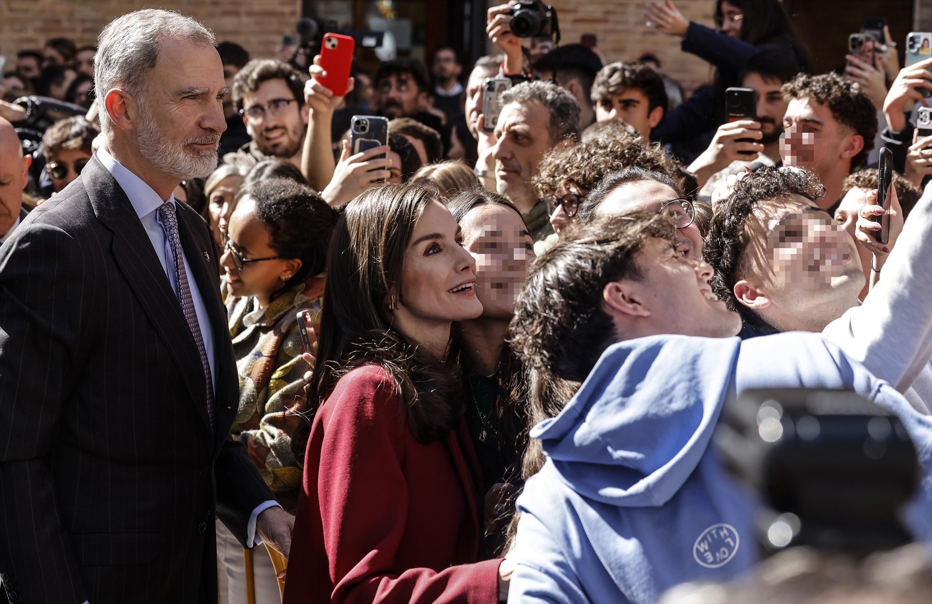 Los Reyes de España en su cuarta visita a Valencia. (E.P.)