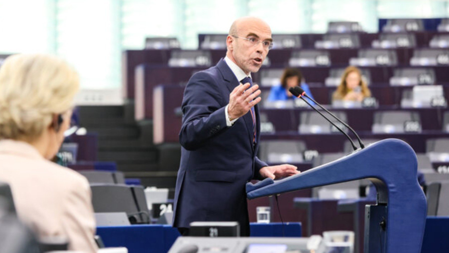 Jorge Buxadé, jefe de la delegación de Vox en el Parlamento Europeo.