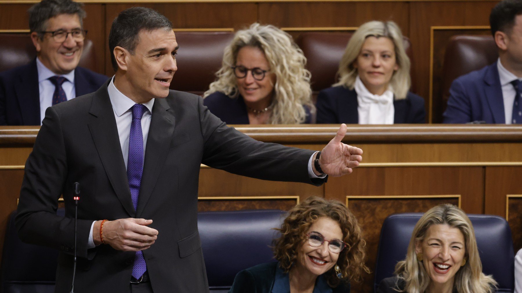 Pedro Sánchez, en el Congreso. (EP)