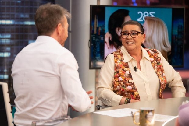 Pablo Motos y María del Monte en 'El Hormiguero' (Atresmedia).