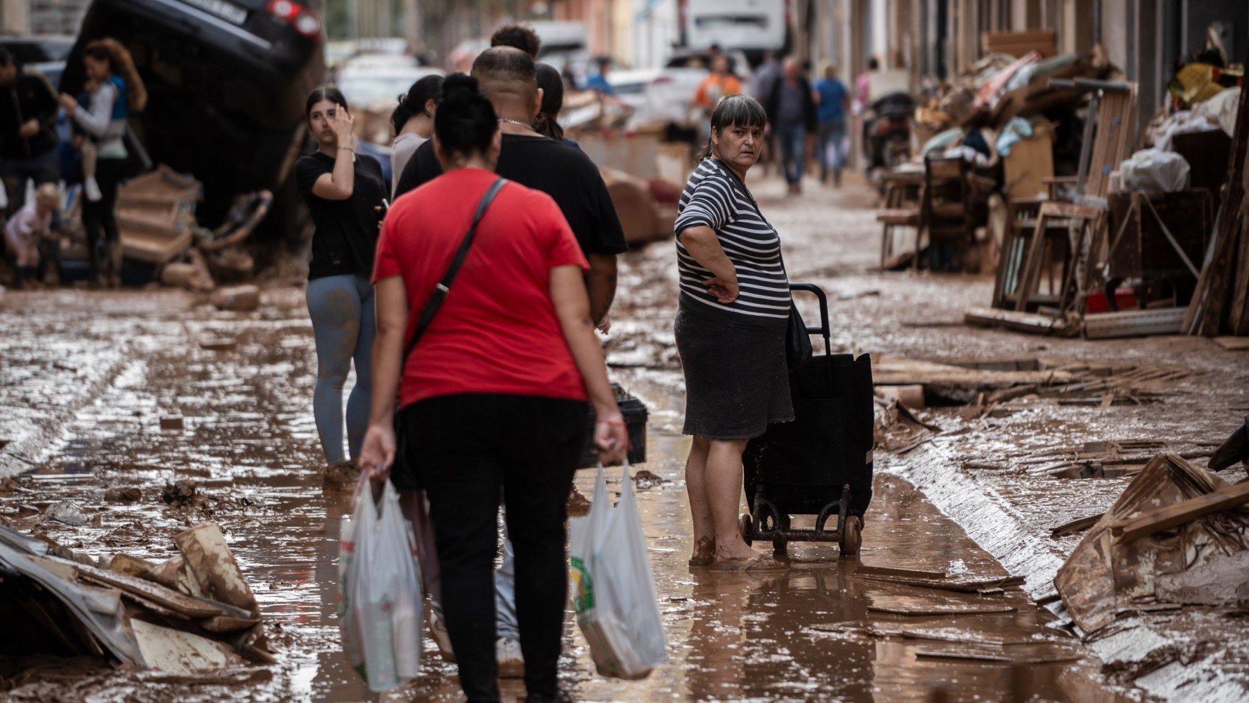 Un pueblo afectado por la DANA en la Comunidad Valenciana. (EP)