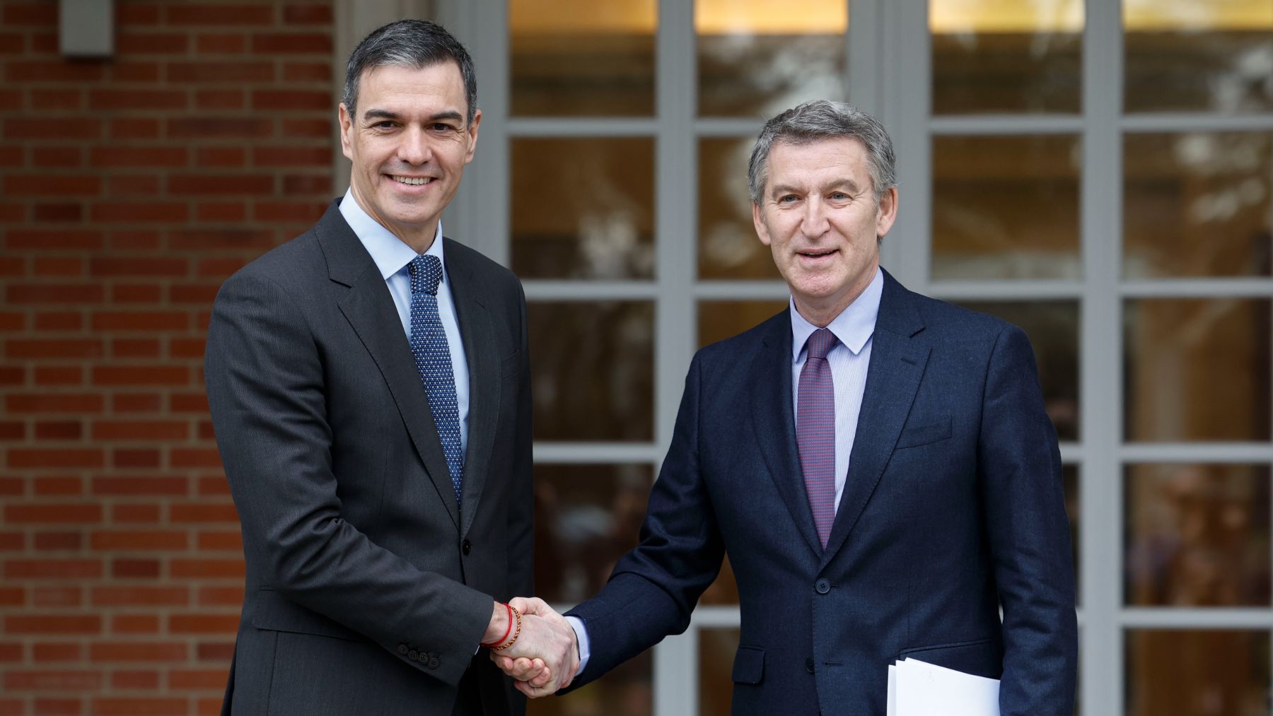 Pedro Sánchez y Alberto Núñez Feijóo. (EFE)