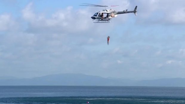 Anita Williams realiza el salto más alto de toda la edición. (Mediaset)