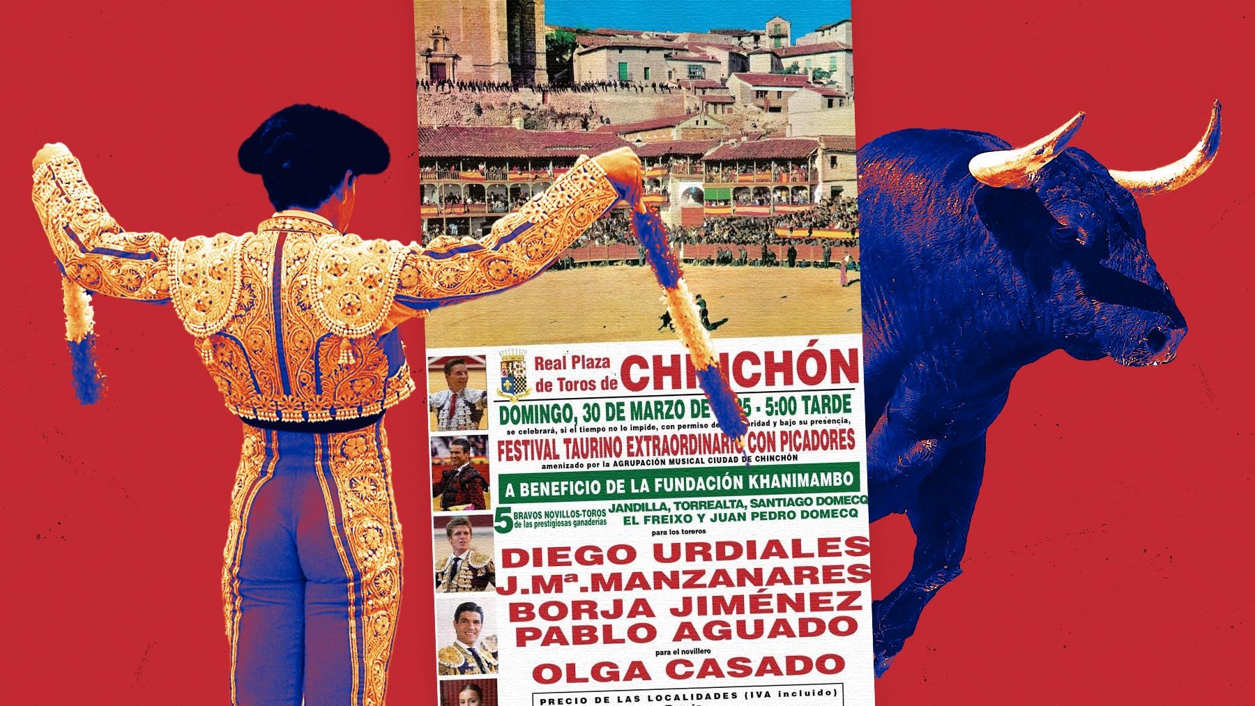 Chinchón celebra el 30 de marzo un festival taurino benéfico con picadores