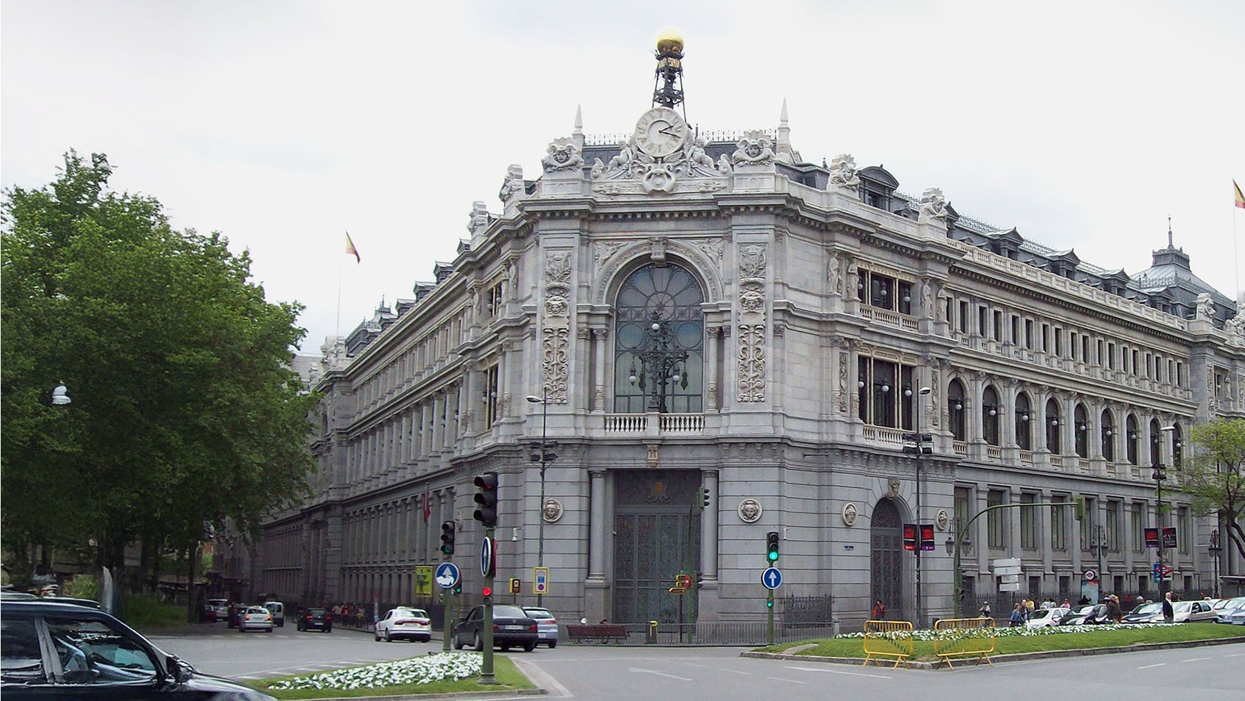 Fachada del Banco de España.