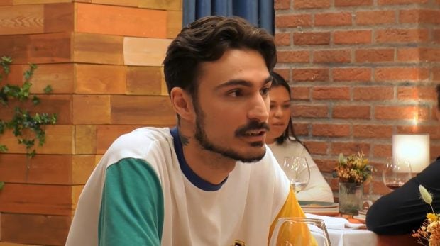 Jota en First Dates. (Mediaset)