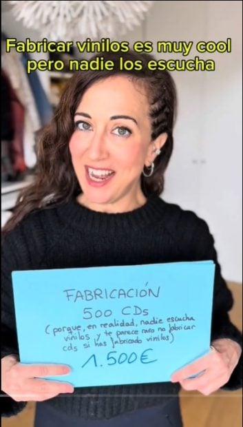 Mai Meneses (Nena Daconte) cuenta en sus redes sociales el precio de publicar un disco actualmente (TikTok).