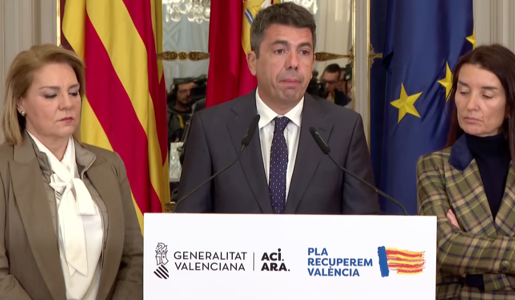 Mazón anuncia unos Presupuestos con «ayudas sin impuestos» para los valencianos afectados por la DANA