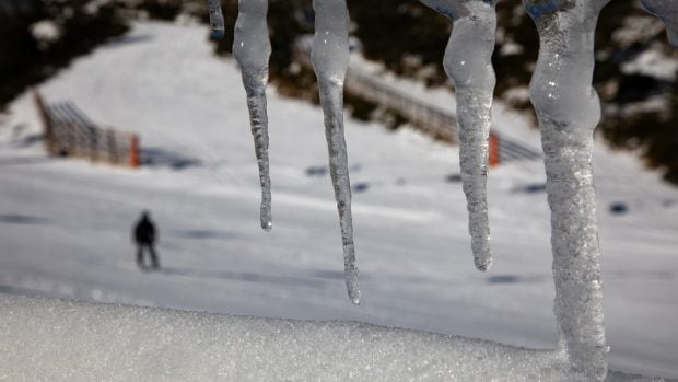 Carámbanos de hielo