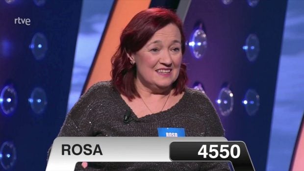 Rosa Girona, concursante de Saber y ganar (RTVE).