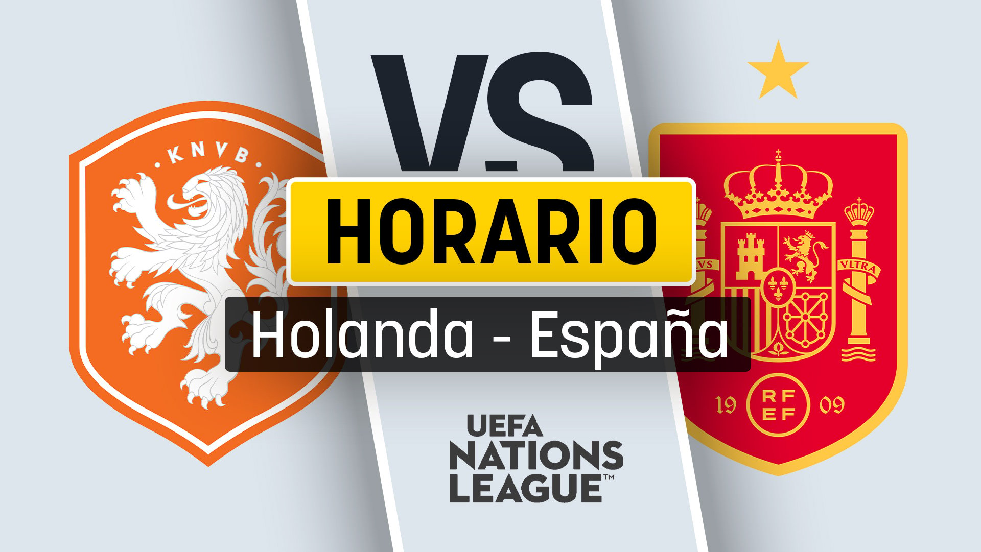 Holanda – España: horario y dónde ver el partido de la UEFA Nations League por televisión y online en directo.