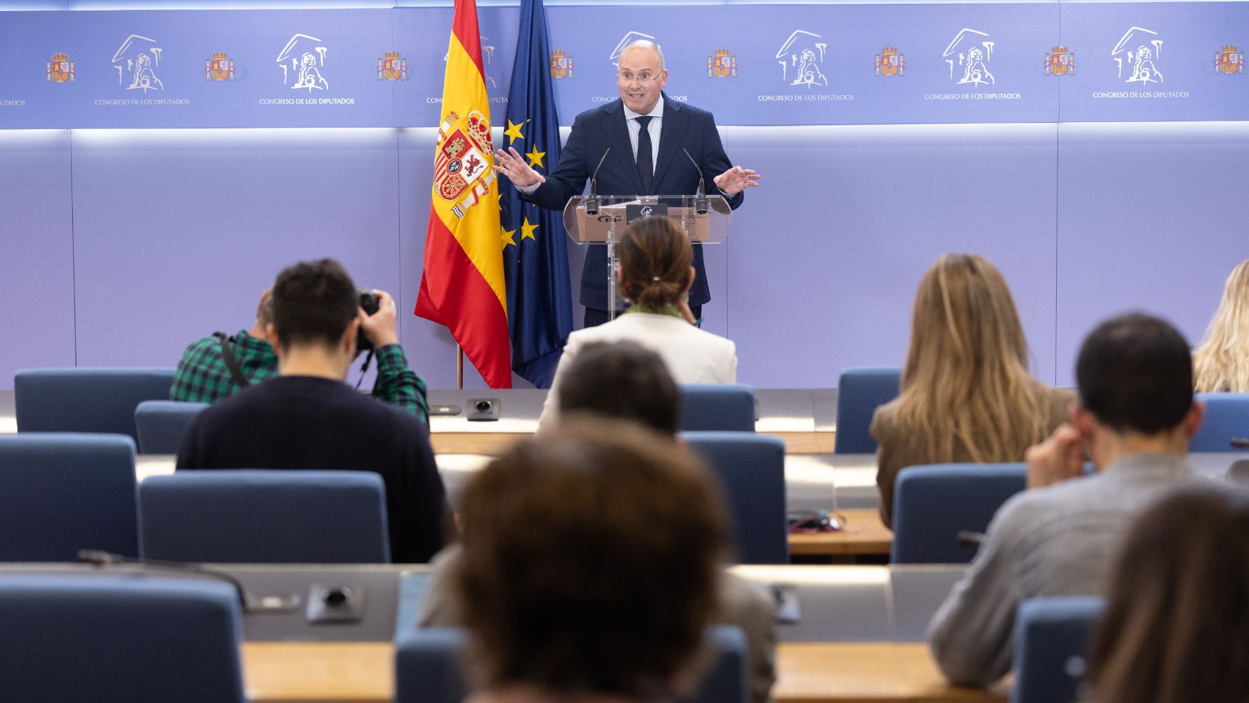 Miguel Tellado, portavoz del GPP en el Congreso. (EP)