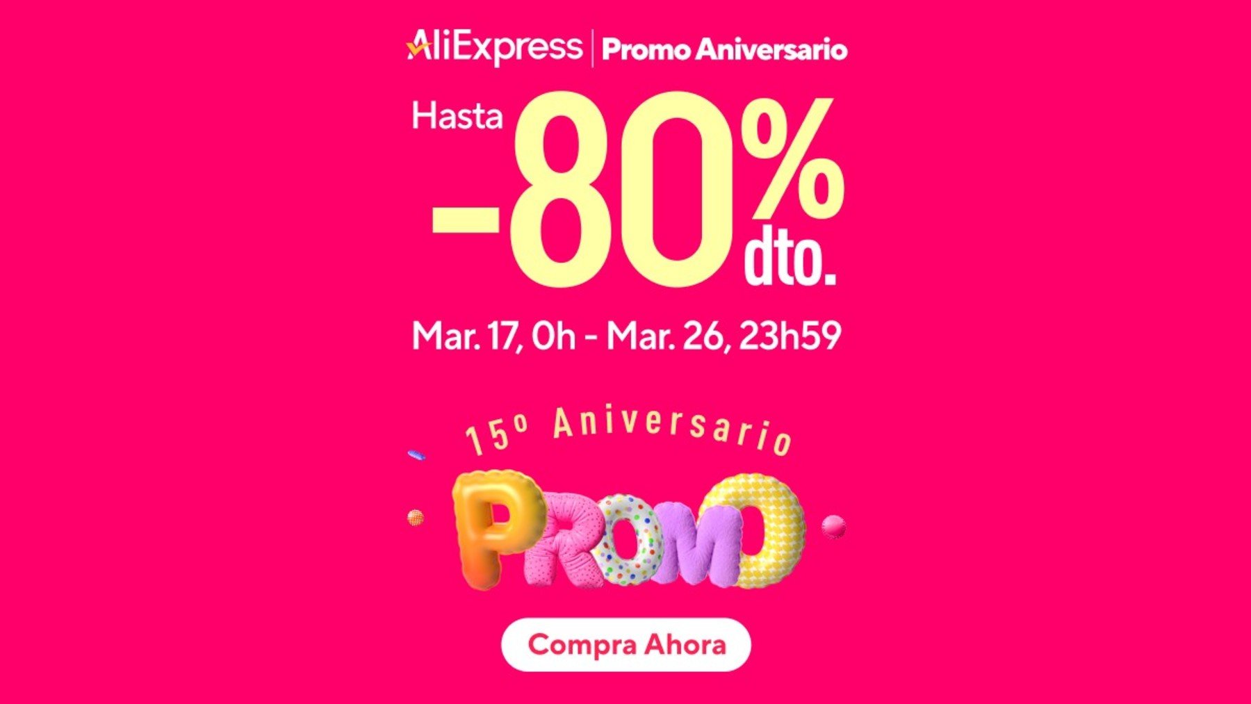 Las mejores ofertas del aniversario de AliExpress3okd